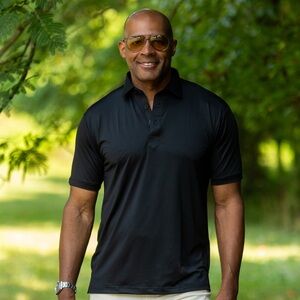Collars & Co | Featherweight Flex Polo | Black | XL | NWOT